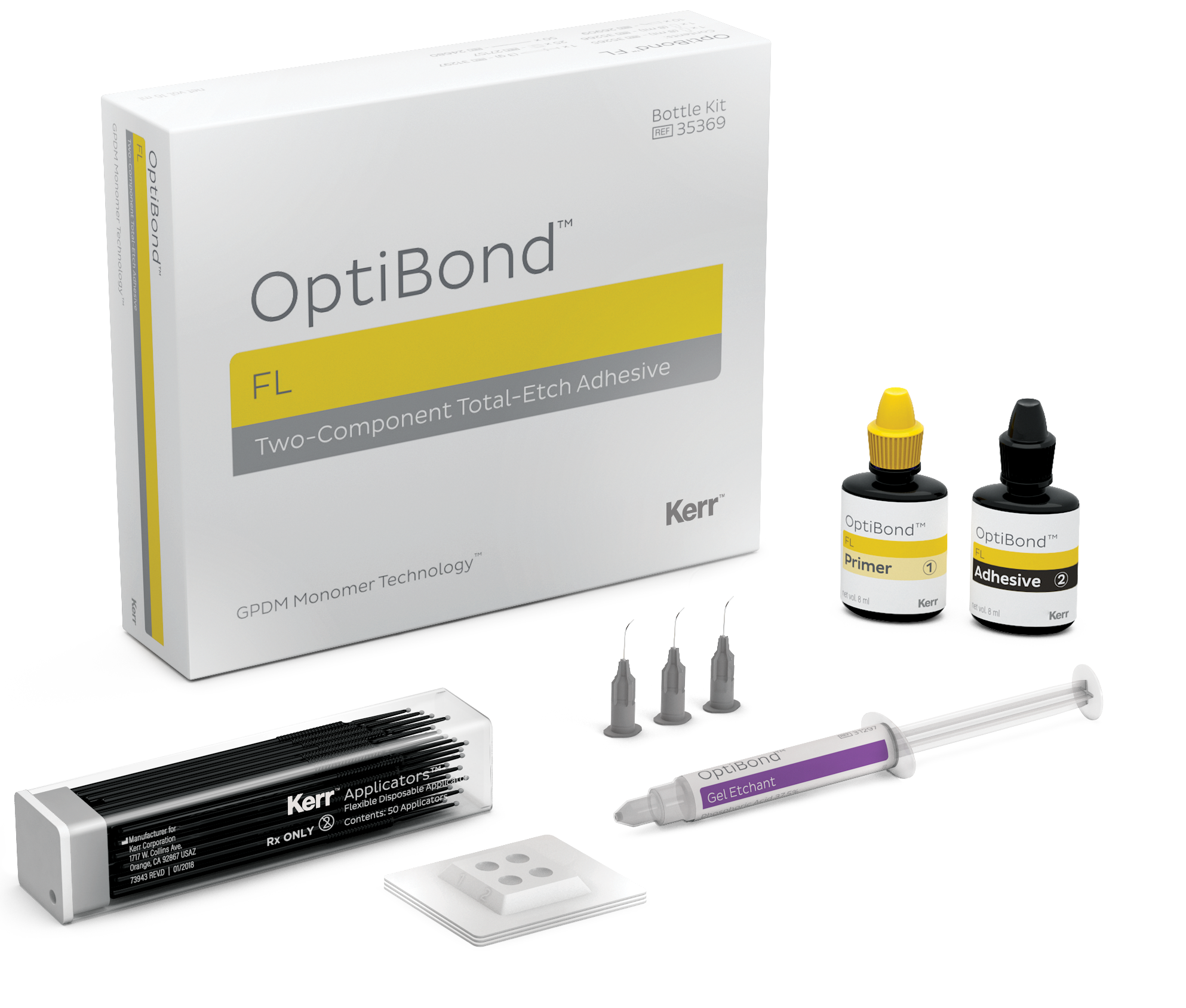 Оптибонд ФЛ набор / Optibond FL Kit праймер 8мл + адгезив 8мл + гель для травления 26684Е купить