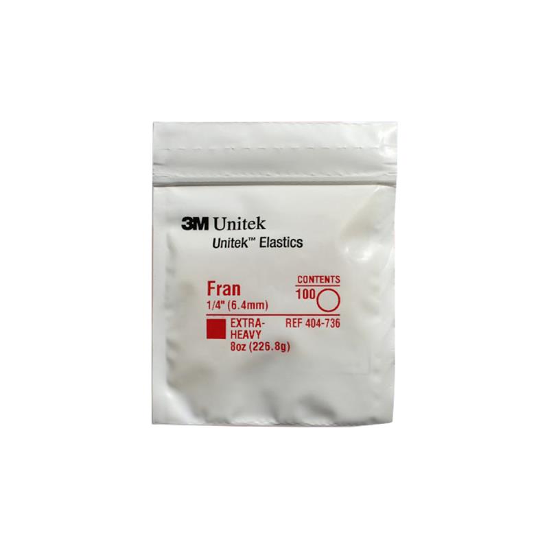 Кольцо эластичное Фран 226,8гр 6,4мм / Latex Elastics Fran 8oz 1/4" Extra-heavy 100шт 404-736 купить
