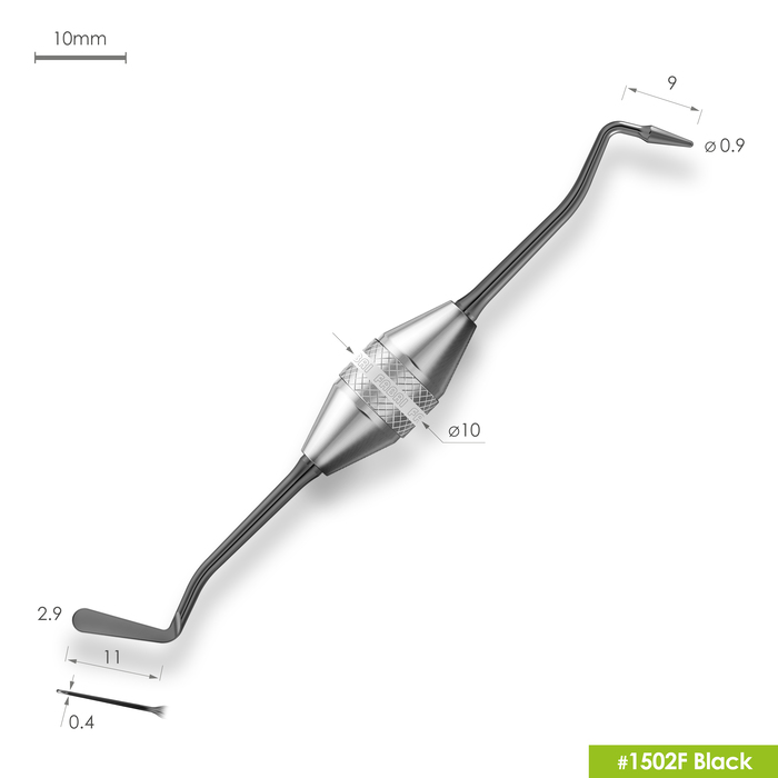 Картинка Штопфер-гладилка средняя с/п 1502F Black, Фабри-Мастер Ди 0 из 5 