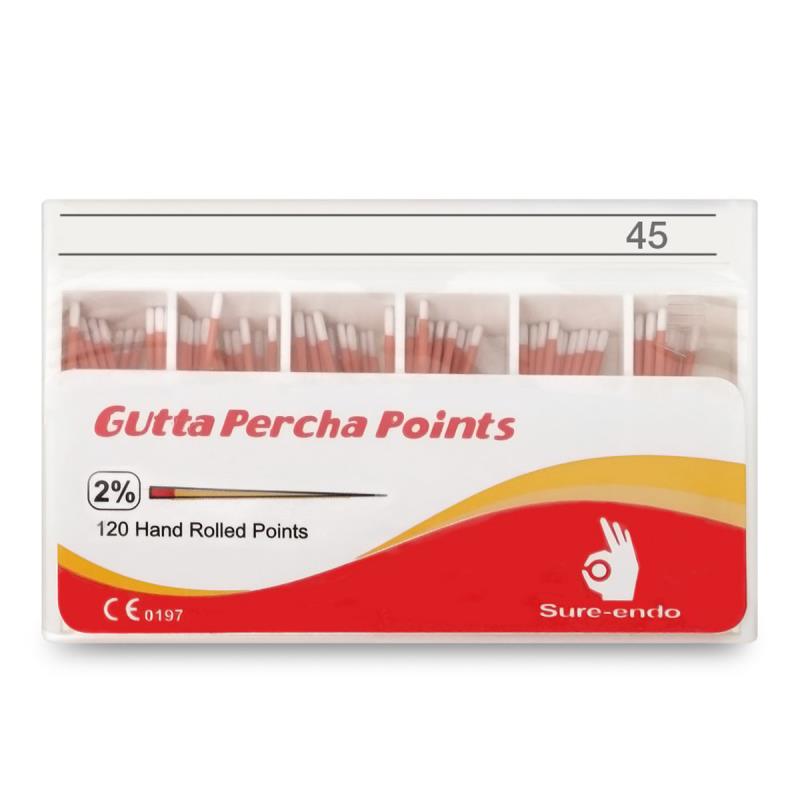 Штифты гуттаперчевые №45 120шт Sure Endo купить